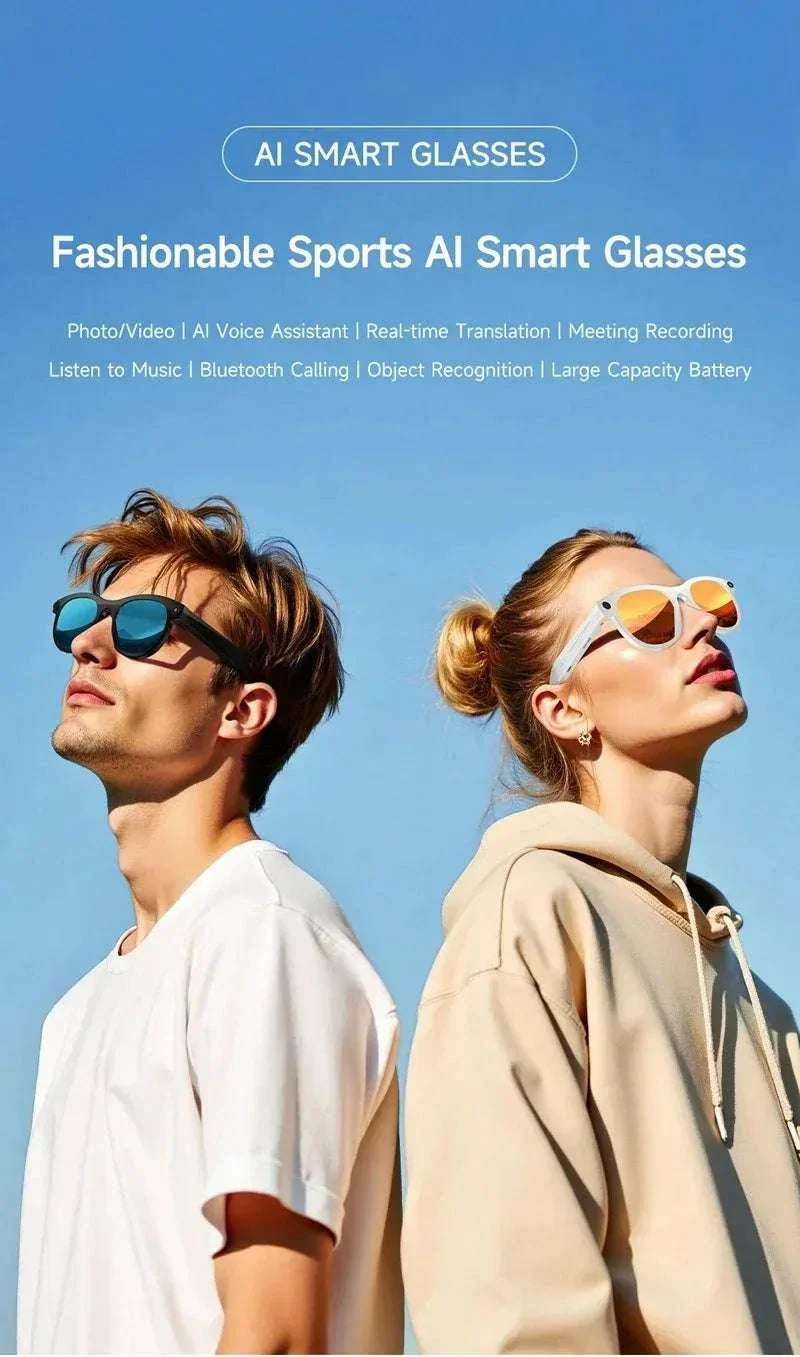 AI Smart Glasses with 8K Camera, Translation & Bluetooth Calls - Image 10