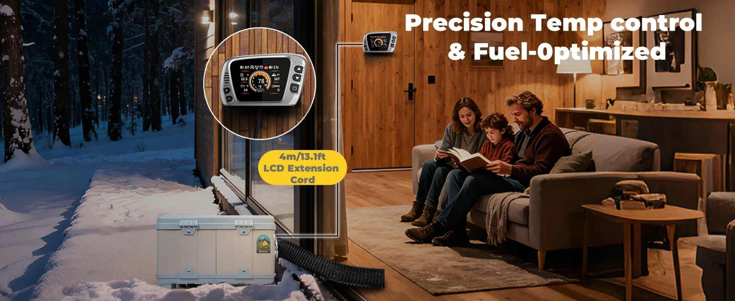 8KW Diesel Air Heater with Bluetooth App and Altitude Mode - Image 12