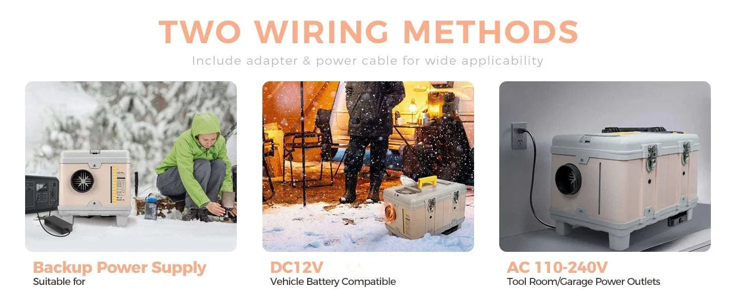 8KW Diesel Air Heater with Bluetooth App, Remote Control and 6L Tank - Image 14
