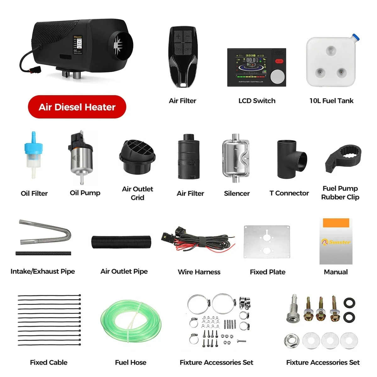 8KW Diesel Air Heater for RVs, Garages, Motorhomes - Image 18