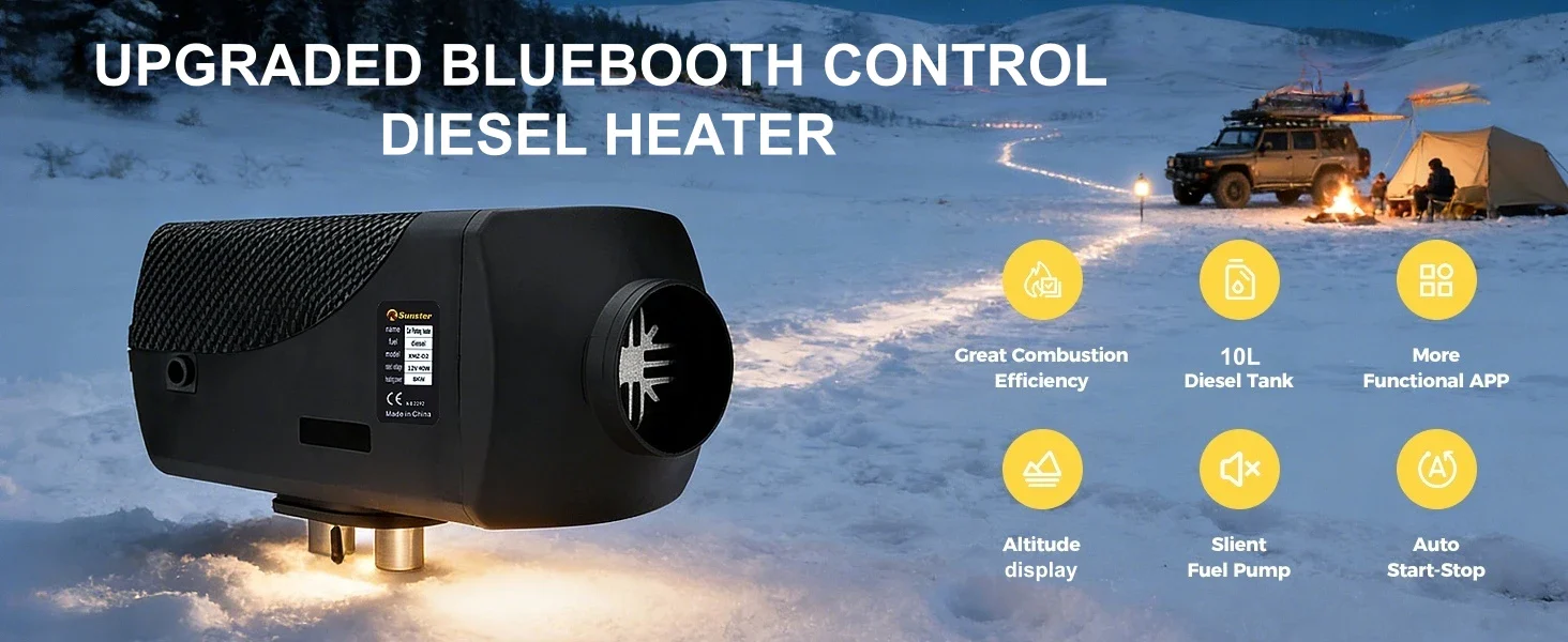 8KW Diesel Air Heater for RVs, Garages, Motorhomes - Image 7