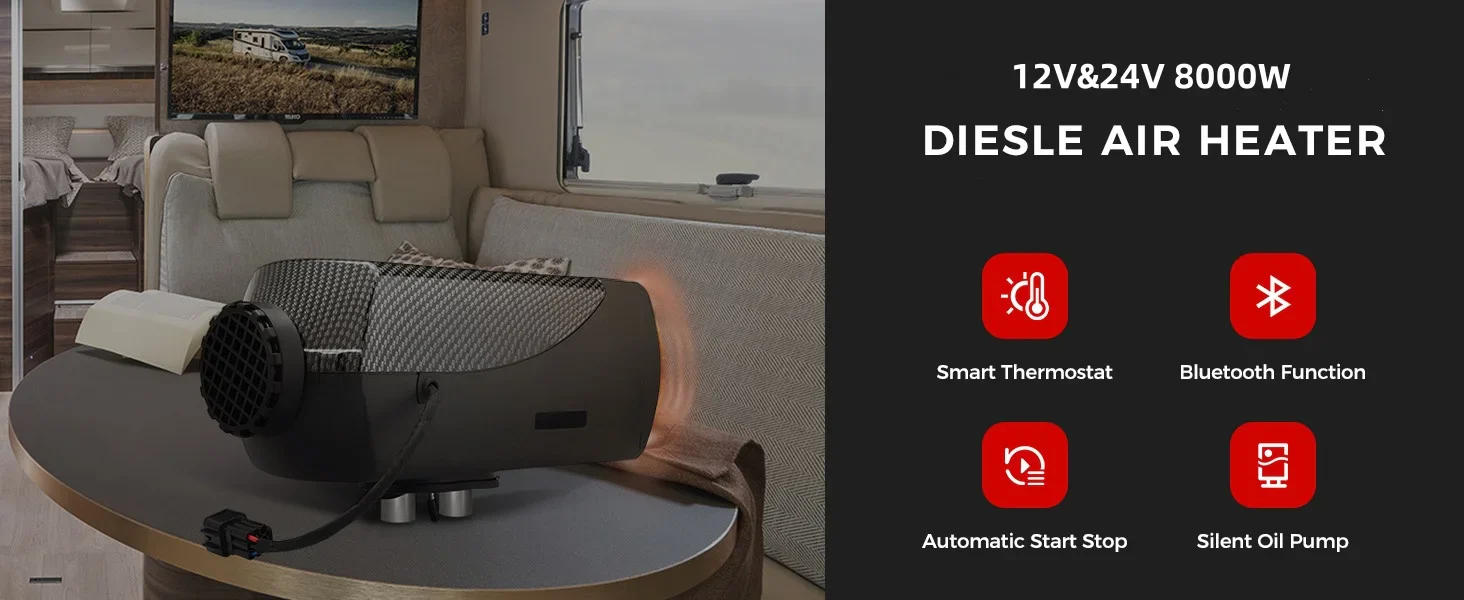 8KW Diesel Air Heater for RVs, Garages, Motorhomes - Image 8