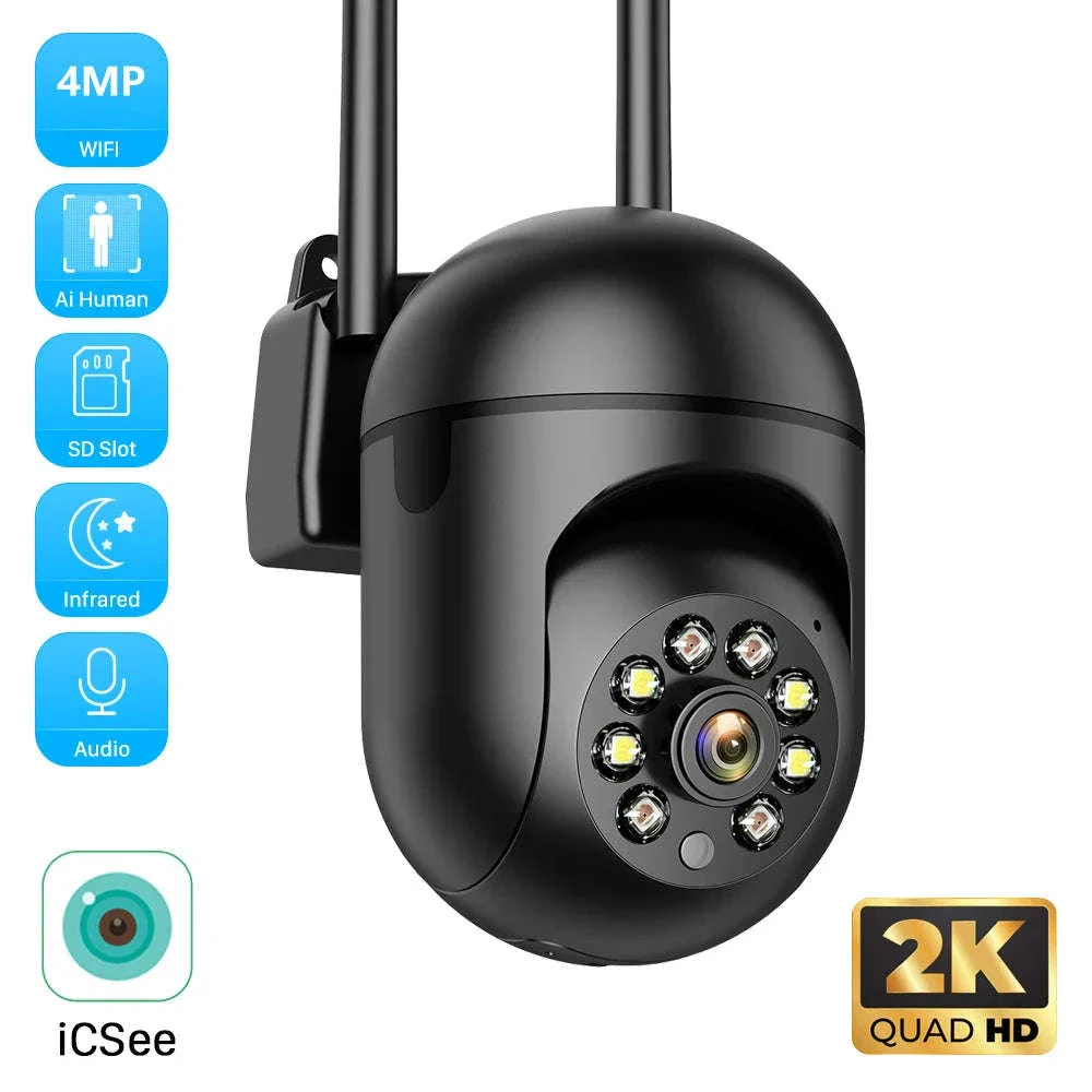 4MP Outdoor PTZ WiFi Security Camera with Smart Tracking - Image 2