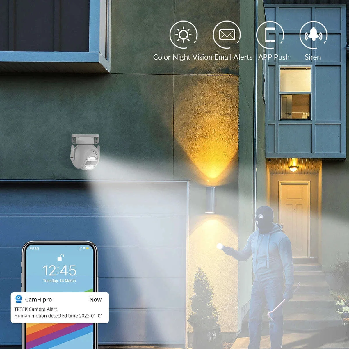 4K 8MP PTZ WiFi Security Camera with Night Vision & Motion Alerts - Image 14