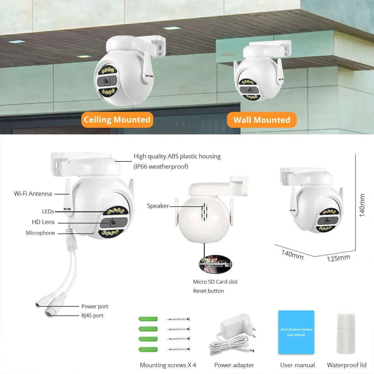 4K 8MP PTZ WiFi Security Camera with Night Vision & Motion Alerts - Image 20