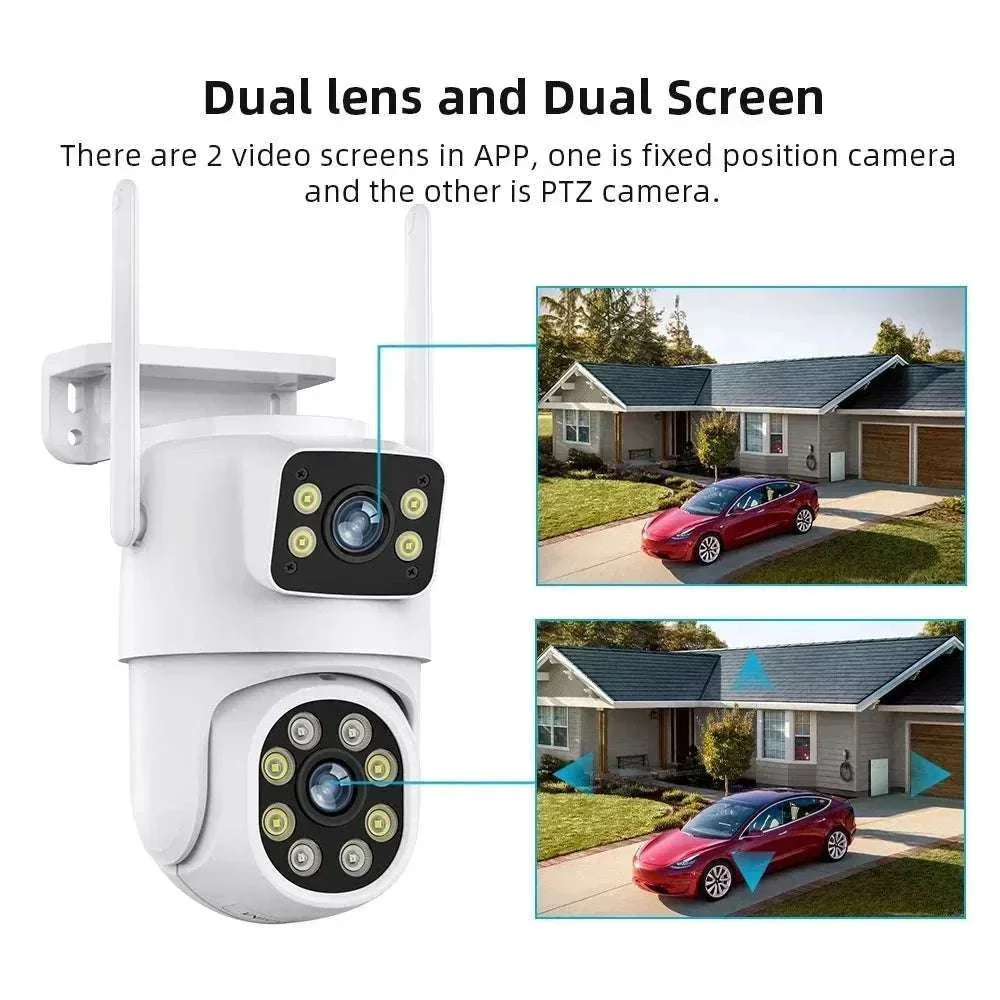 Dual Lens 8MP WiFi PTZ Security Camera with Auto Tracking - Image 10