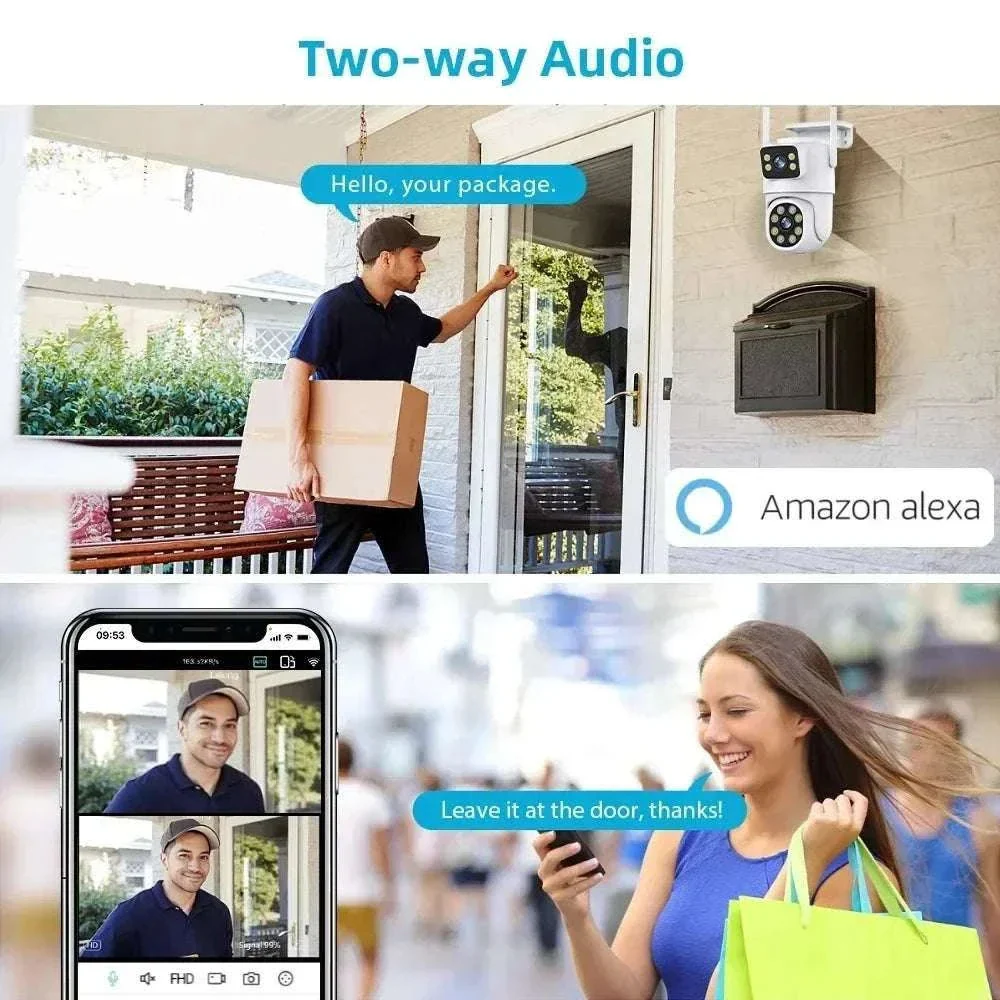 Dual Lens 8MP WiFi PTZ Security Camera with Auto Tracking - Image 11