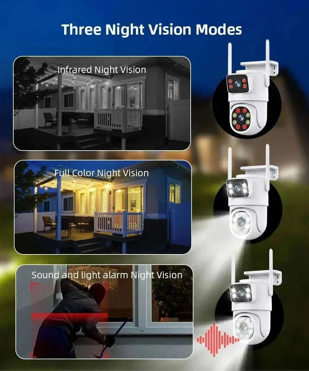 Dual Lens 8MP WiFi PTZ Security Camera with Auto Tracking - Image 12