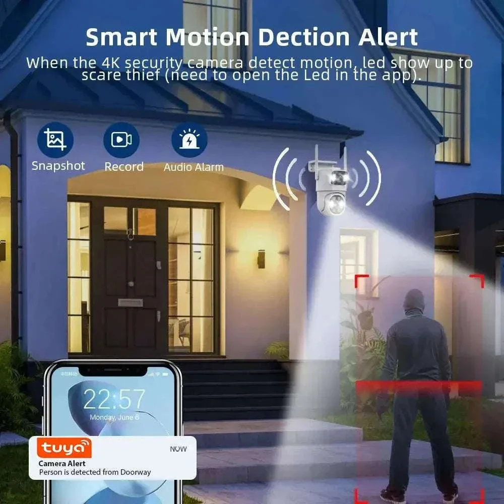 Dual Lens 8MP WiFi PTZ Security Camera with Auto Tracking - Image 14