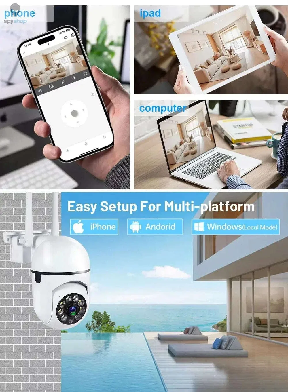 8MP PTZ Wireless Security Camera with Smart Alerts - Image 13