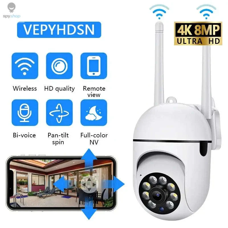 8MP PTZ Wireless Security Camera with Smart Alerts - Image 2