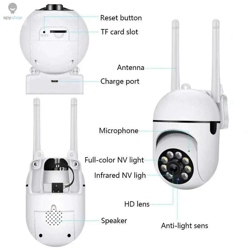 8MP PTZ Wireless Security Camera with Smart Alerts - Image 3