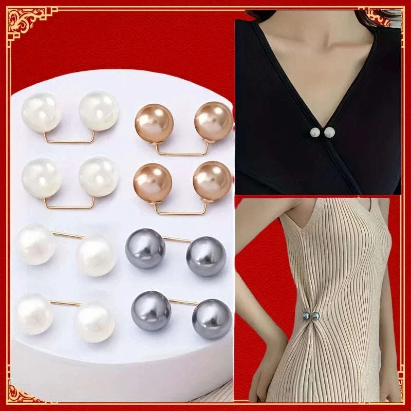 Pearl Non-Slip Safety Pins Set for Stylish Fabric Hold - Image 11