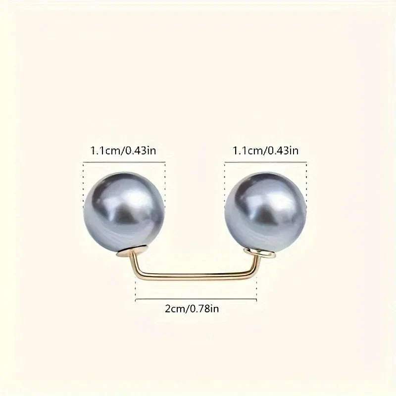 Pearl Non-Slip Safety Pins Set for Stylish Fabric Hold - Image 4