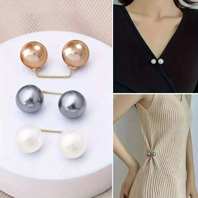 Pearl Non-Slip Safety Pins Set for Stylish Fabric Hold - Image 7