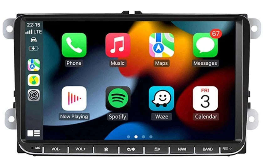 9" Android 14 Wireless CarPlay Car Stereo for VW Models