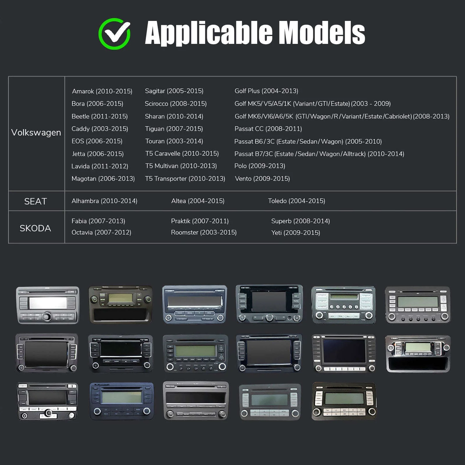 9" Android 14 Wireless CarPlay Car Stereo for VW Models - Image 10