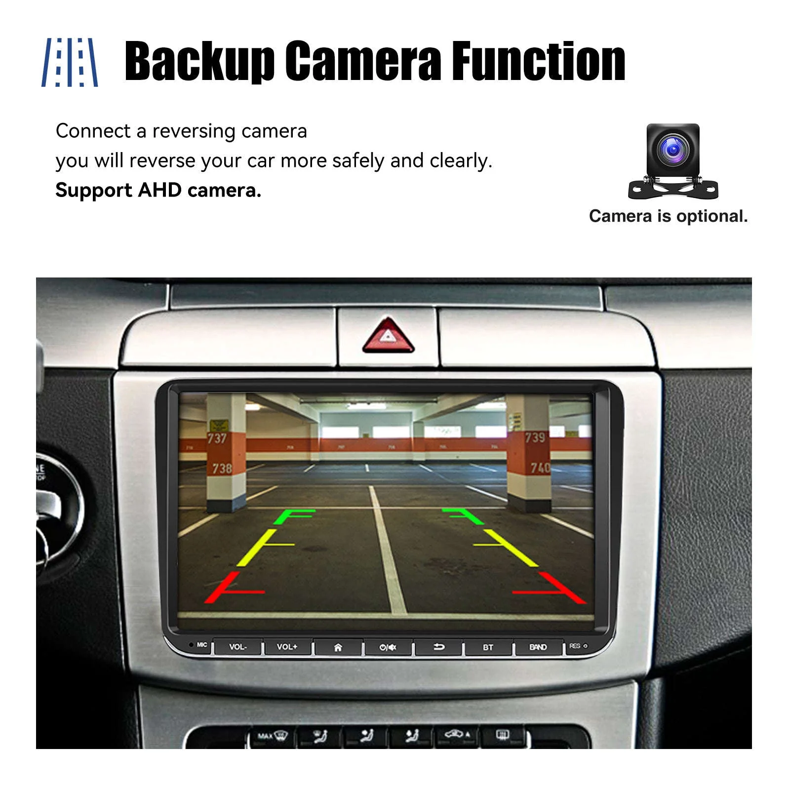 9" Android 14 Wireless CarPlay Car Stereo for VW Models - Image 21