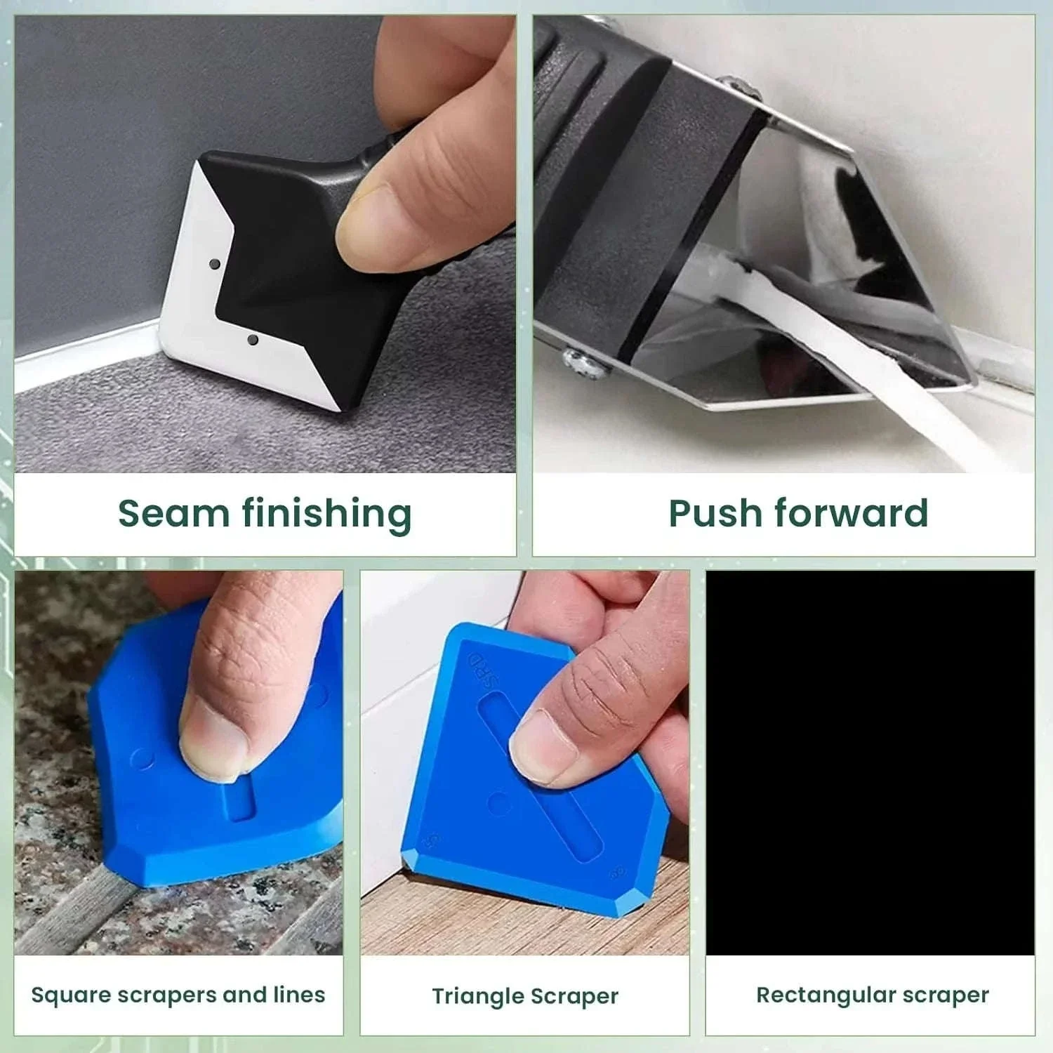 9-in-1 Silicone Remover Sealant Tool Kit for Clean Finishing - Image 2
