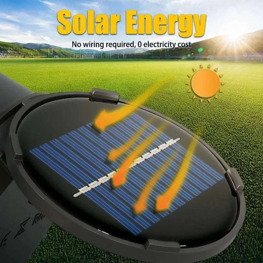 9 LED Solar Spot Lights Outdoor RGB Waterproof Landscape - Image 11