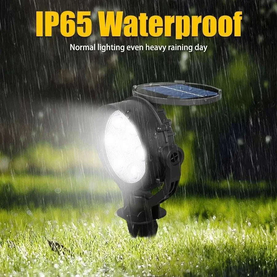 9 LED Solar Spot Lights Outdoor RGB Waterproof Landscape - Image 16