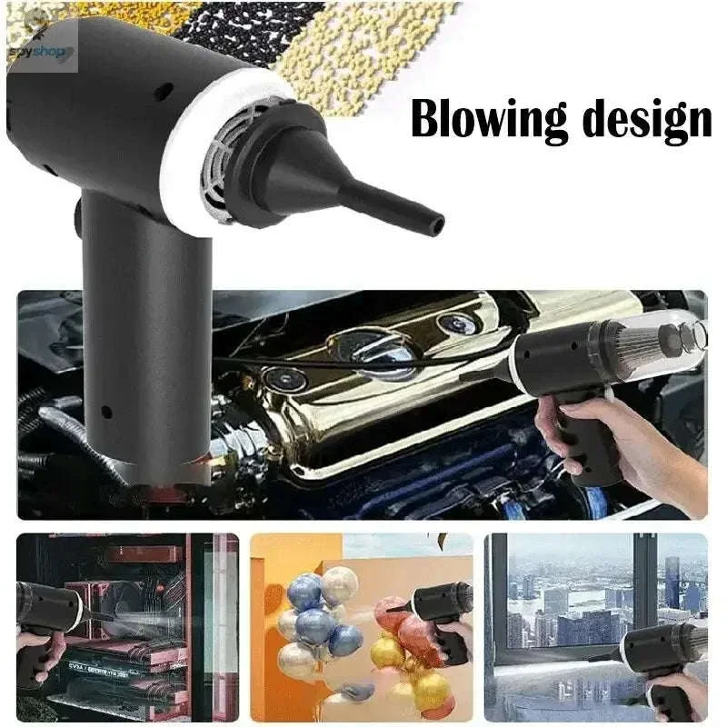 Wireless Car Vacuum 9000Pa Cordless Cleaner for Quick Cleanup - Image 4
