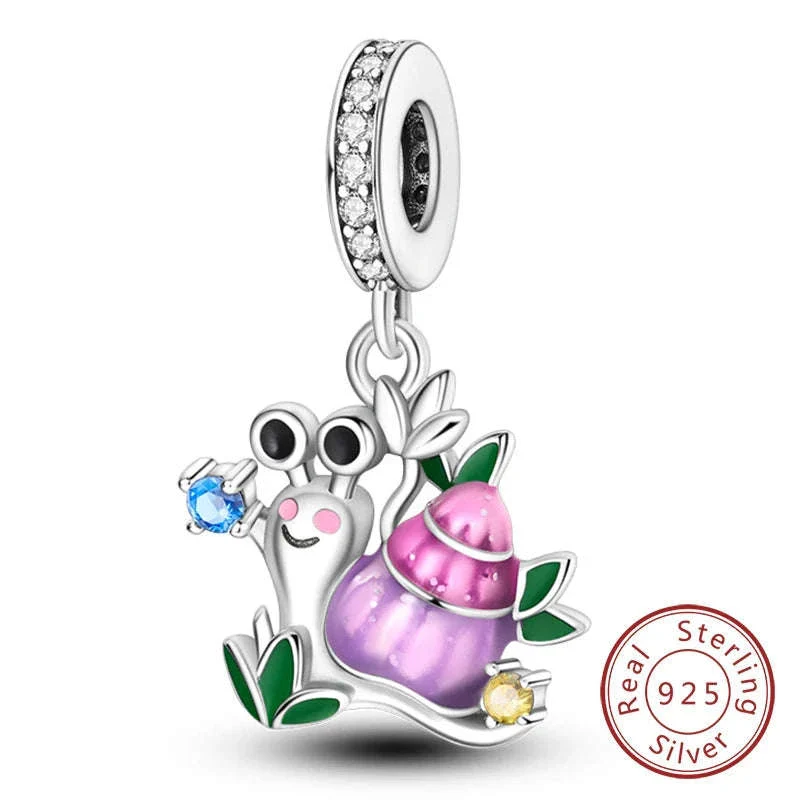 925 Sterling Silver Luminous Firefly Butterfly Charm - Image 26