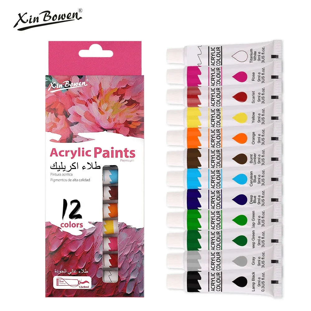 9mL Acrylic Pigment Set for Student Art and Graffiti