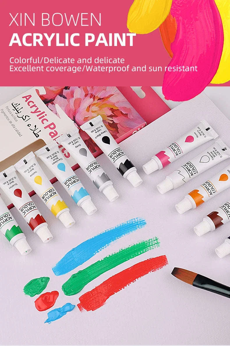 9mL Acrylic Pigment Set for Student Art and Graffiti - Image 7