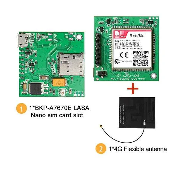 A7670E LTE Cat 1 4G Module Breakout Kit with Nano SIM Slot - Image 15