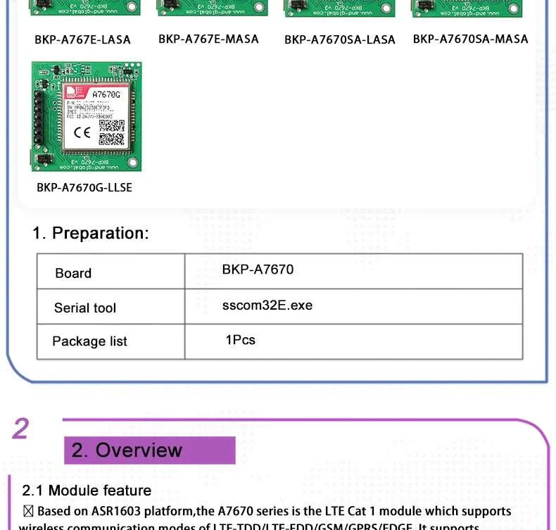 A7670E LTE Cat 1 4G Module Breakout Kit with Nano SIM Slot - Image 8