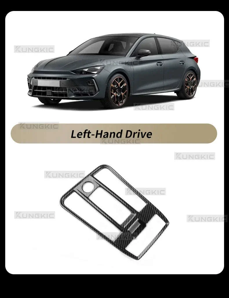 Carbon Fiber Style ABS Gear Trim for Seat Leon and Cupra - Image 12