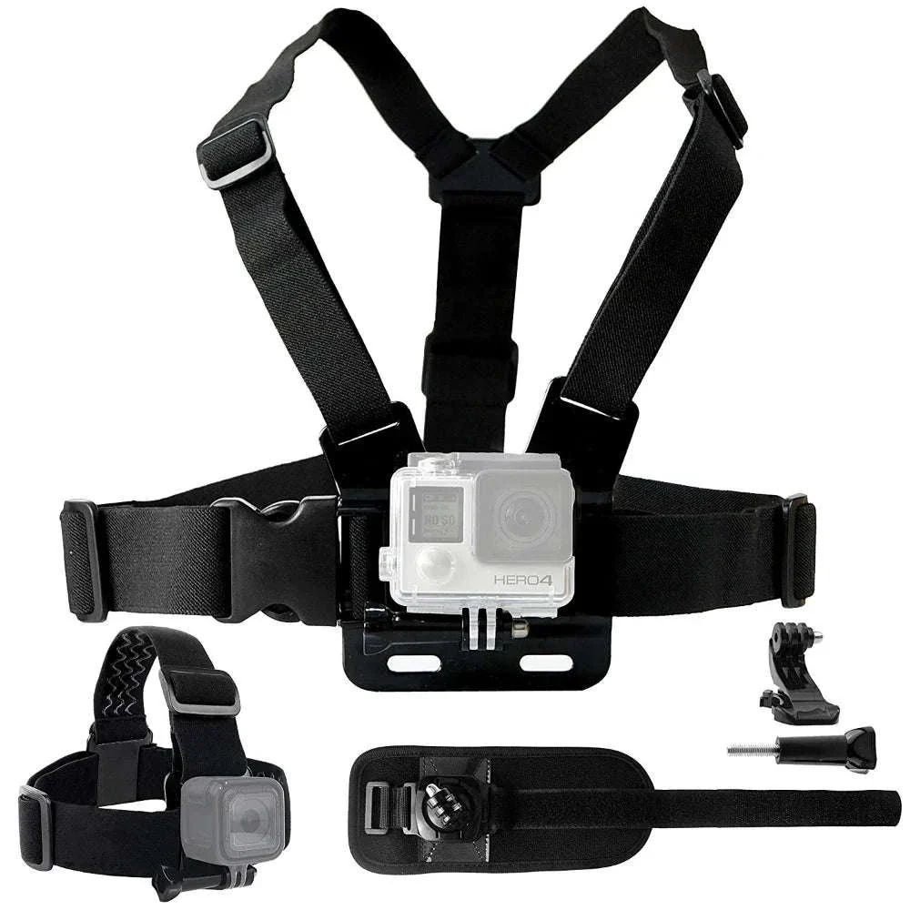 Action Camera Chest Strap Mount for Hands-Free POV Recording - Image 3