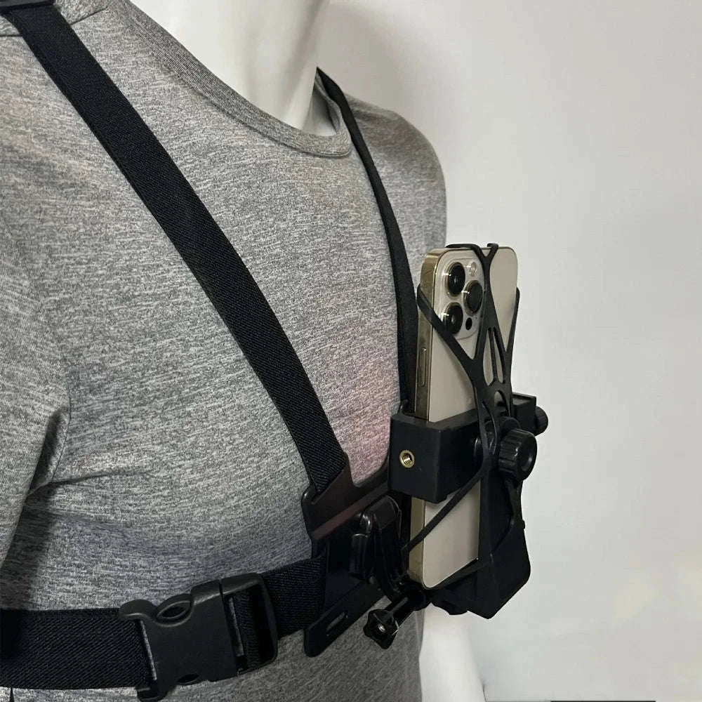 Action Camera Chest Strap Mount for Hands-Free POV Recording - Image 8