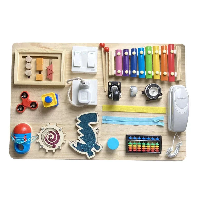 Montessori Busy Board DIY Activity Accessories for Toddlers - Image 7