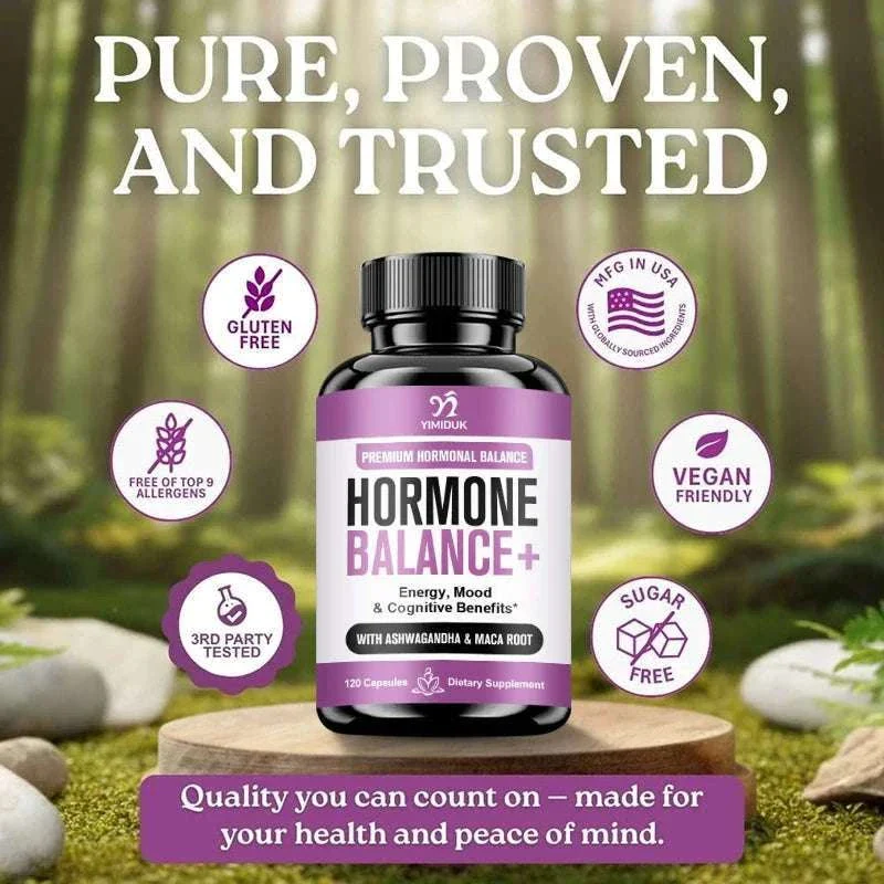 Adaptogen Herb Complex Hormone Balance Supplement with Vitamin B6 - Image 3