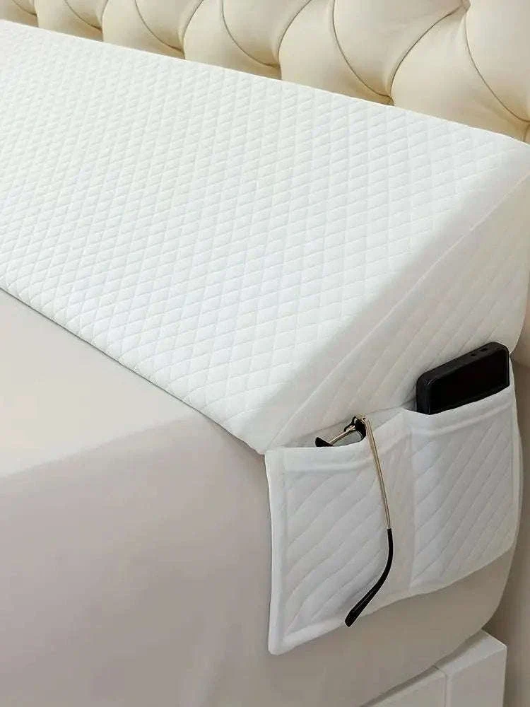 Adjustable Bed Wedge Pillow 0–7" Gap Filler for Better Sleep