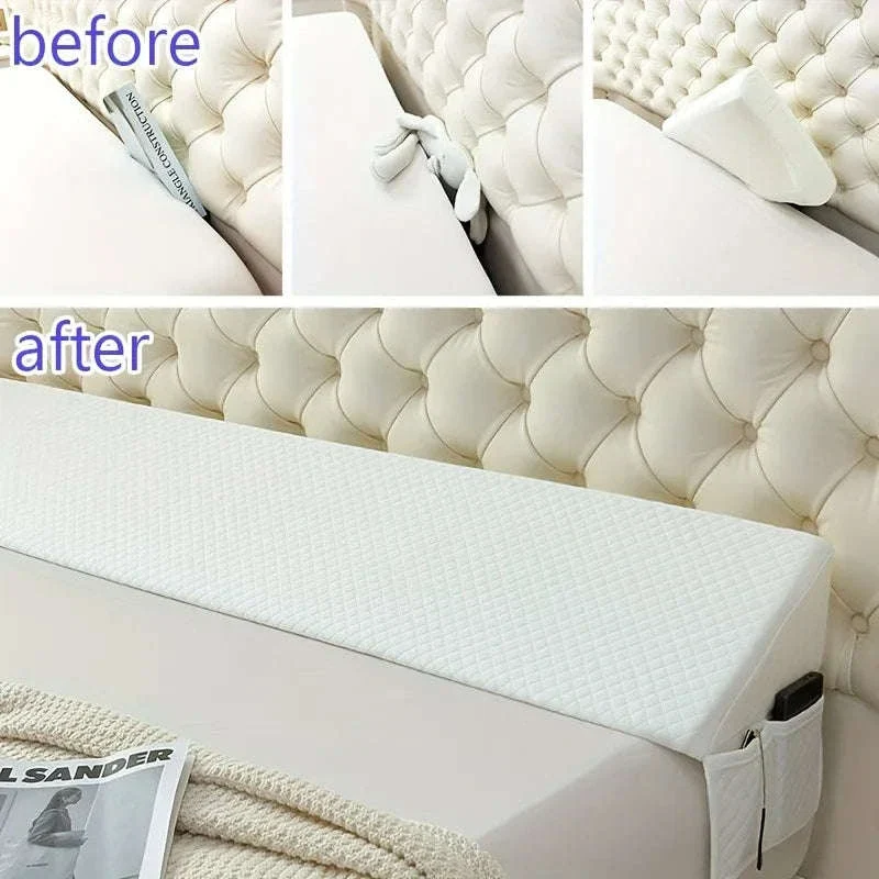 Adjustable Bed Wedge Pillow 0–7" Gap Filler for Better Sleep - Image 3