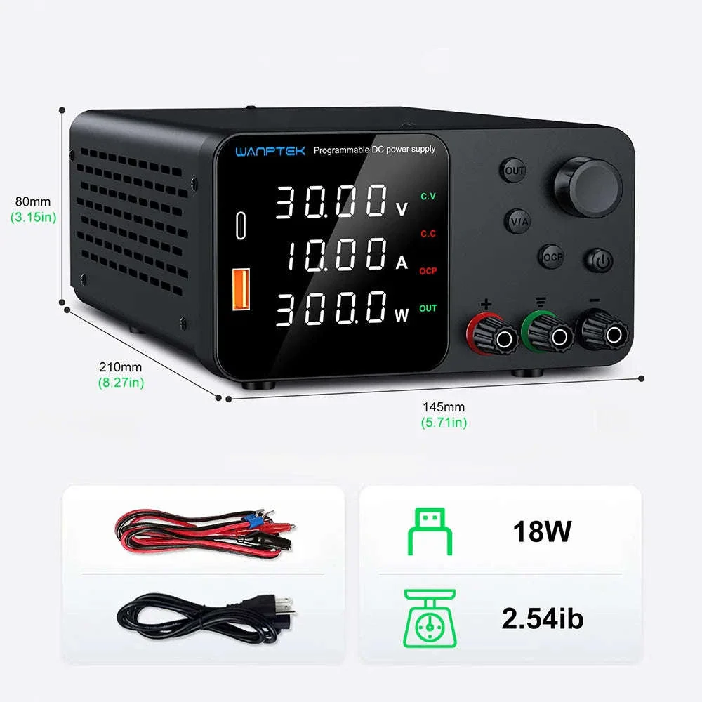 Adjustable Laboratory DC Power Supply with Short Circuit Alarm - Image 6