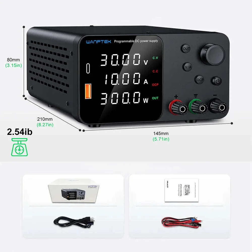 Adjustable Laboratory DC Power Supply with Short Circuit Alarm - Image 9