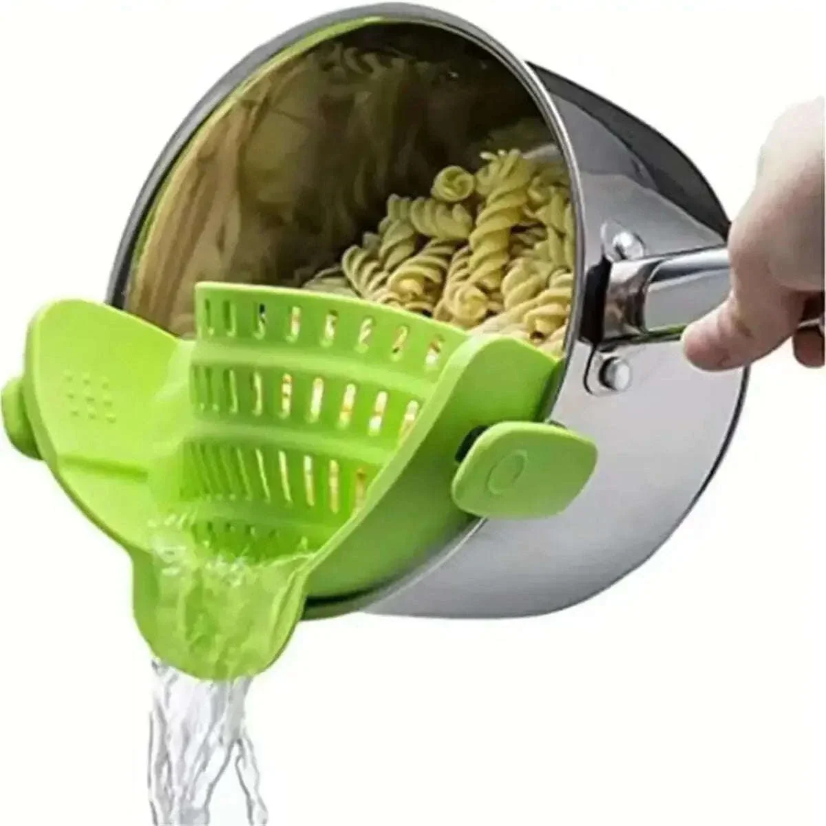 Adjustable Silicone Clip-On Strainer for Faster, Safer Draining - Image 14