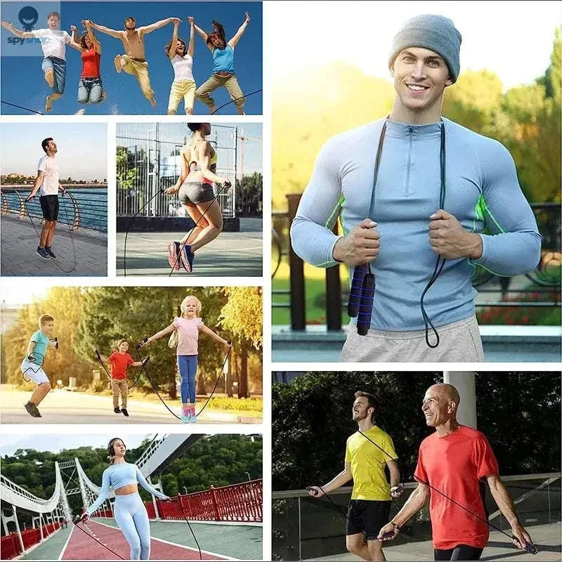 Adjustable Tangle-Free Jump Rope with Foam Handles - Image 6