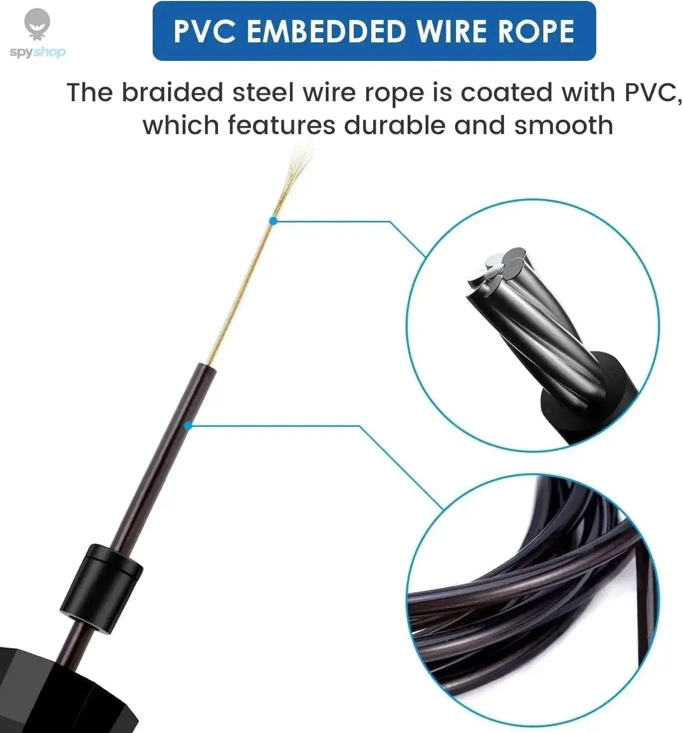 Adjustable Tangle-Free Jump Rope with Foam Handles - Image 8