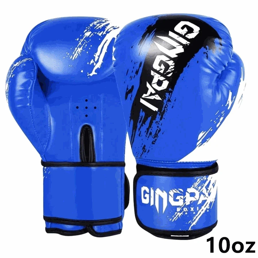 Adult Boxing Gloves 10oz PU Leather Training Mitts - Image 11