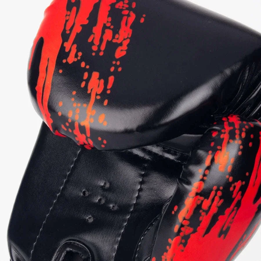 Adult Boxing Gloves 10oz PU Leather Training Mitts - Image 6