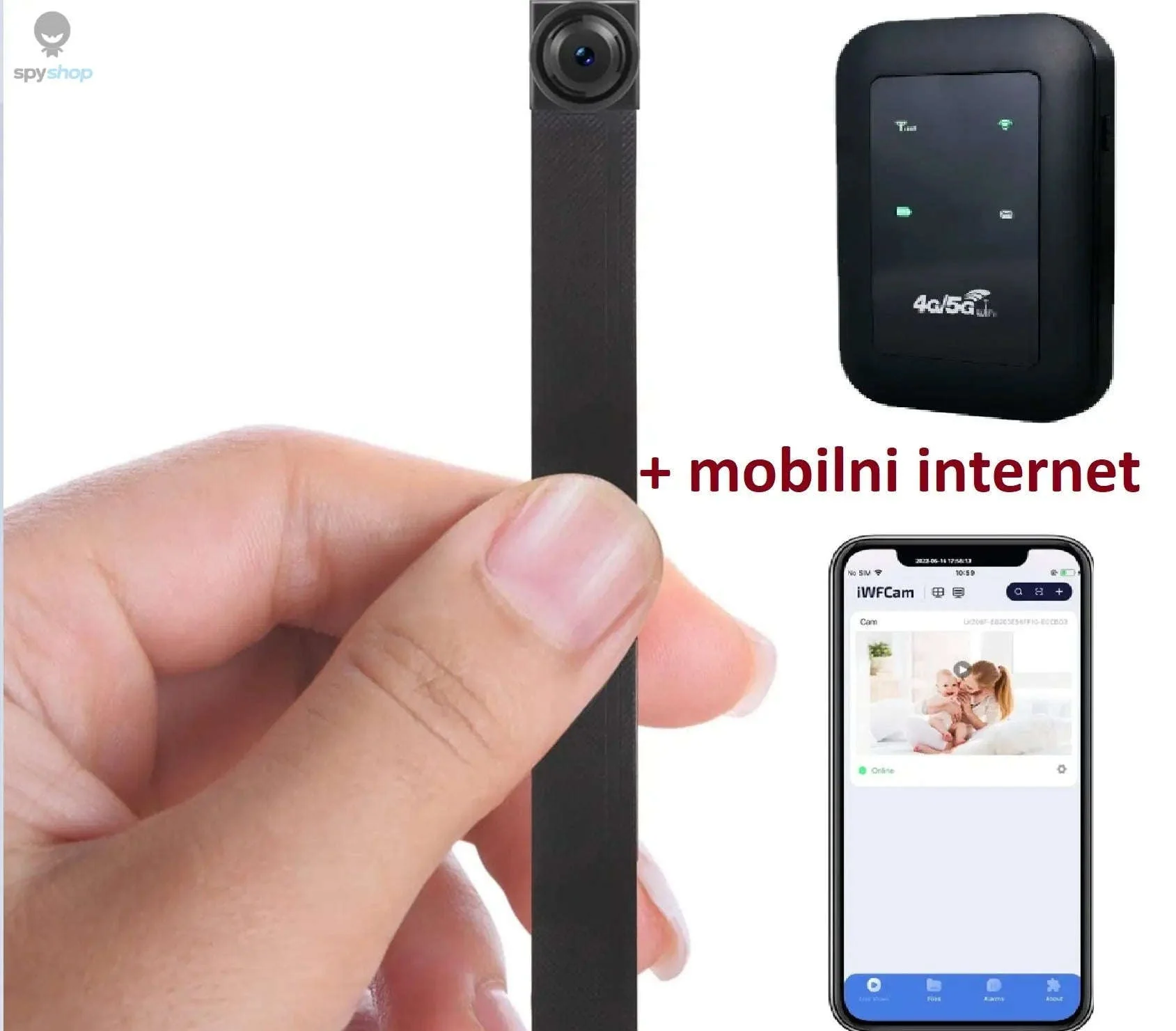 HD Security Camera with Live Remote Viewing and Recording