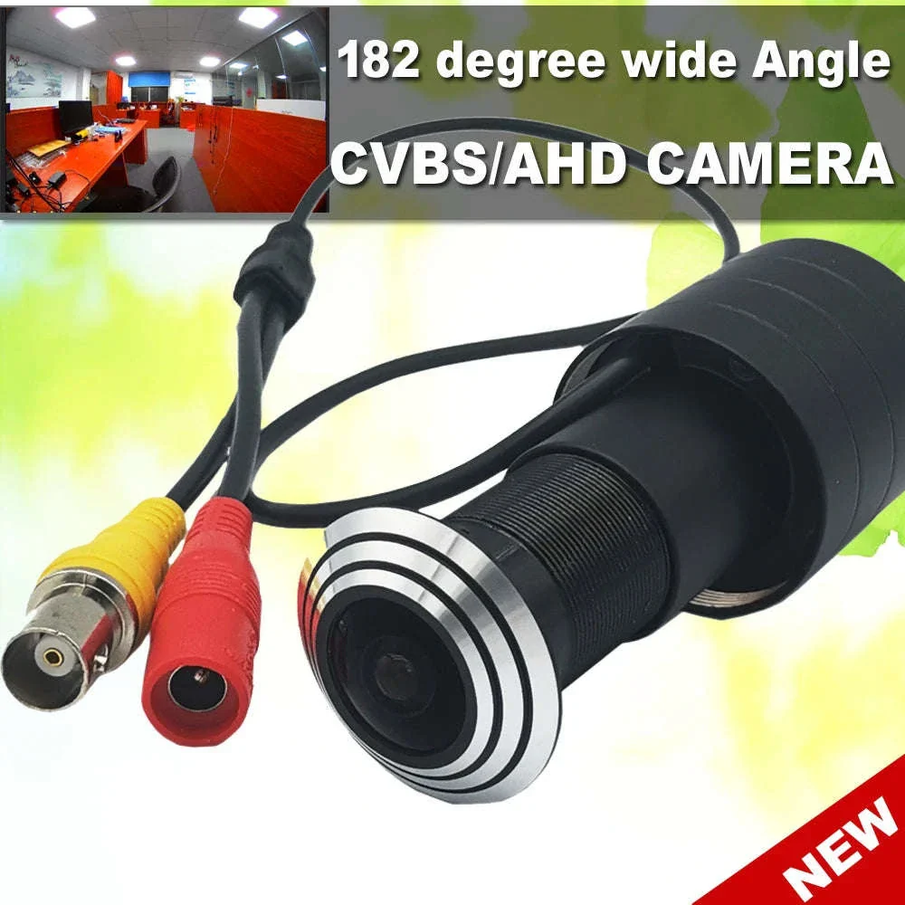 AHD Door Camera Kit with 1080p Fisheye Peephole Monitor - Image 7