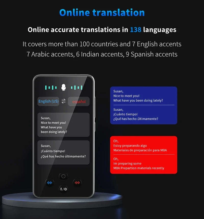 AI Language Translator Device with Real-Time Voice & Photo Translation - Image 10