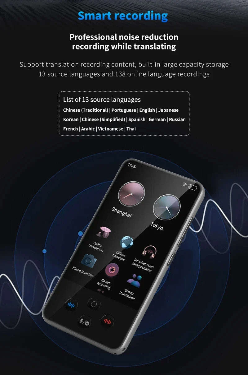 AI Language Translator Device with Real-Time Voice & Photo Translation - Image 15