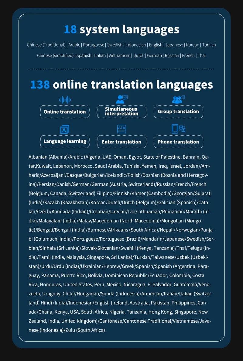 AI Language Translator Device with Real-Time Voice & Photo Translation - Image 9